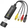 LogiLink USB 2.0 a/V Grabber. USB a/M σε 3xCinch + MiniDIN5/F. Μαύρο