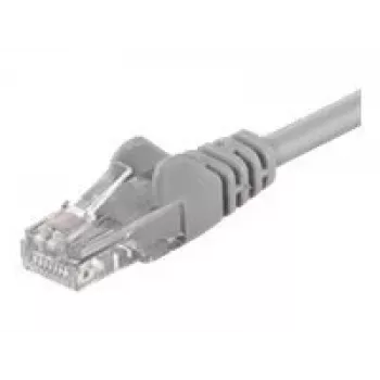 Wentronic Goobay Καλώδιο Patch CAT 6, U/UTP, Γκρι, 1,5 m - CCA μείγμα χαλκού (95591)
