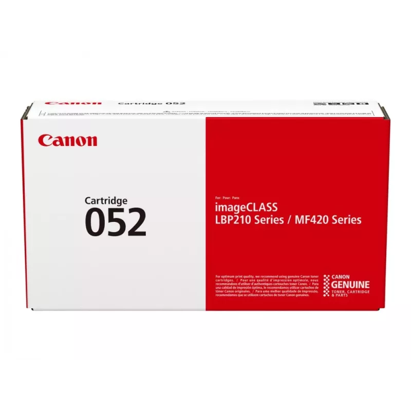 Κασέτα τόνερ Canon 052 Γνήσιο Μαύρο 2100 Σελίδες