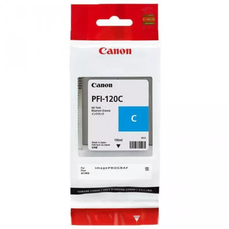 Μελάνι Canon PFI-120C 1 τεμ. Γνήσιο Κυανό