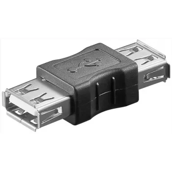 Προσαρμογέας καλωδίου Microconnect USBAFAF USB A Μαύρο