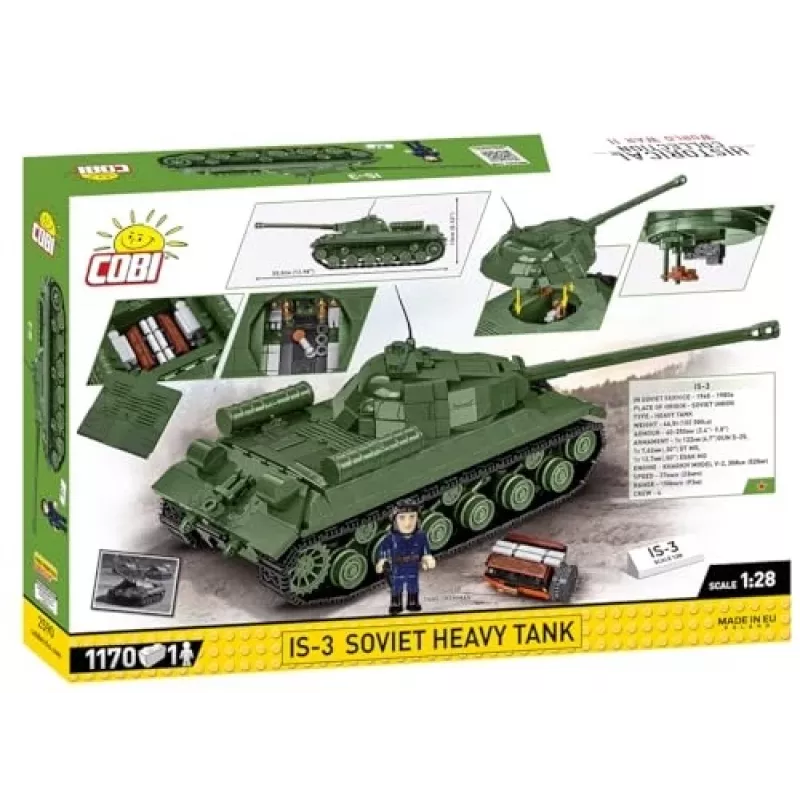 COBI Historical Collection WWII Is-3 σοβιετικό βαρύ άρμα