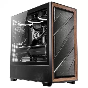 Antec 0-761345-10133-2 Κουτί υπολογιστή Midi Tower Μαύρο Ξύλο