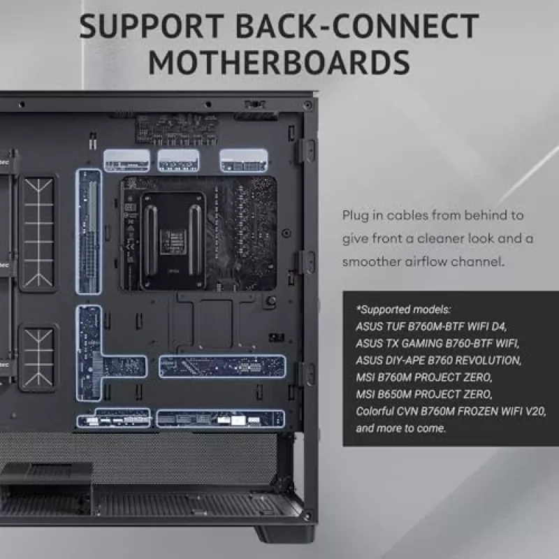 Antec 0-761345-10133-2 Κουτί υπολογιστή Midi Tower Μαύρο Ξύλο