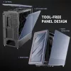 Antec 0-761345-10133-2 Κουτί υπολογιστή Midi Tower Μαύρο Ξύλο