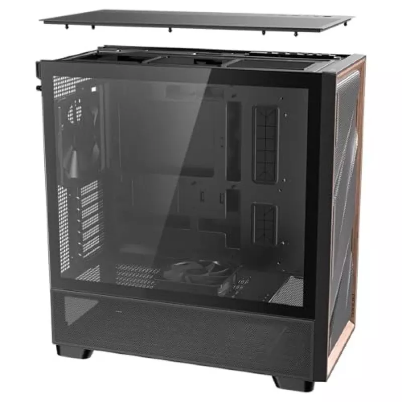 Antec 0-761345-10133-2 Κουτί υπολογιστή Midi Tower Μαύρο Ξύλο