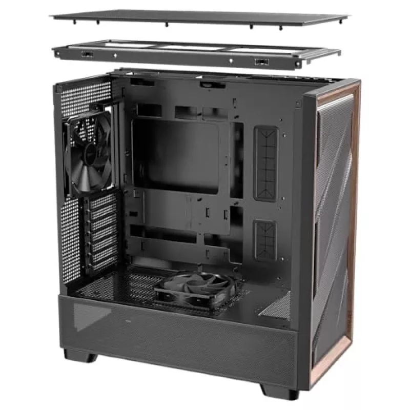 Antec 0-761345-10133-2 Κουτί υπολογιστή Midi Tower Μαύρο Ξύλο