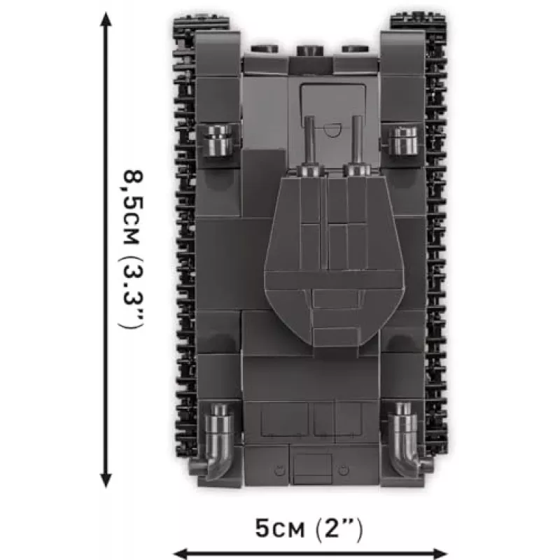 Σετ κατασκευής COBI Renault R35 Valentine IX Panzer I 595 τεμάχια