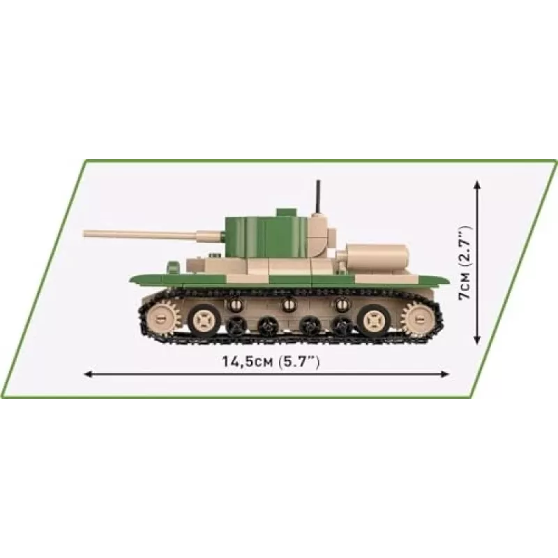 Σετ κατασκευής COBI Renault R35 Valentine IX Panzer I 595 τεμάχια