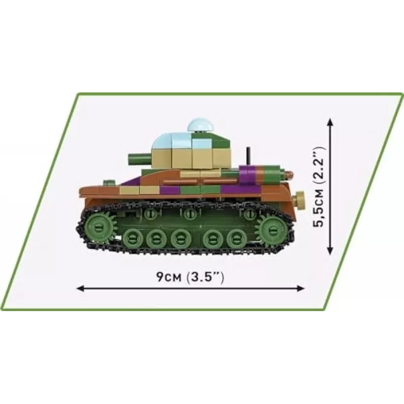 Σετ κατασκευής COBI Renault R35 Valentine IX Panzer I 595 τεμάχια