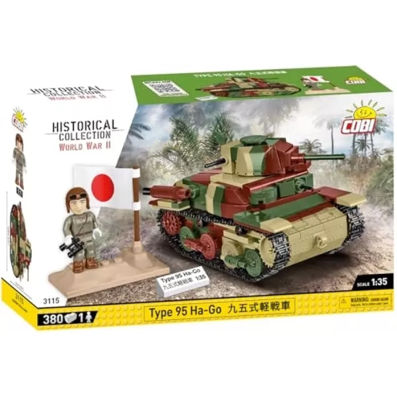 Cobi Historical Collection WWII Typ 95 Ha-Go Άρμα, Multi