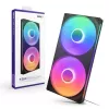 NZXT F280 RGB Core 140mm ARGB PWM Συσκευασία 2 τεμ. Μαύρο