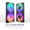 NZXT F280 RGB Core 140mm ARGB PWM Συσκευασία 2 τεμ. Μαύρο