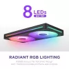 NZXT F280 RGB Core 140mm ARGB PWM Συσκευασία 2 τεμ. Μαύρο