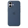 Apple MYY23ZM/A θήκη σιλικόνης με MagSafe για iPhone 16, μπλε denim