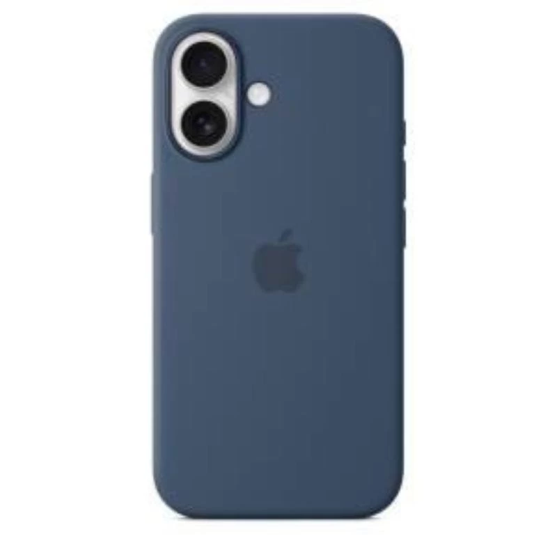 Apple MYY23ZM/A θήκη σιλικόνης με MagSafe για iPhone 16, μπλε denim