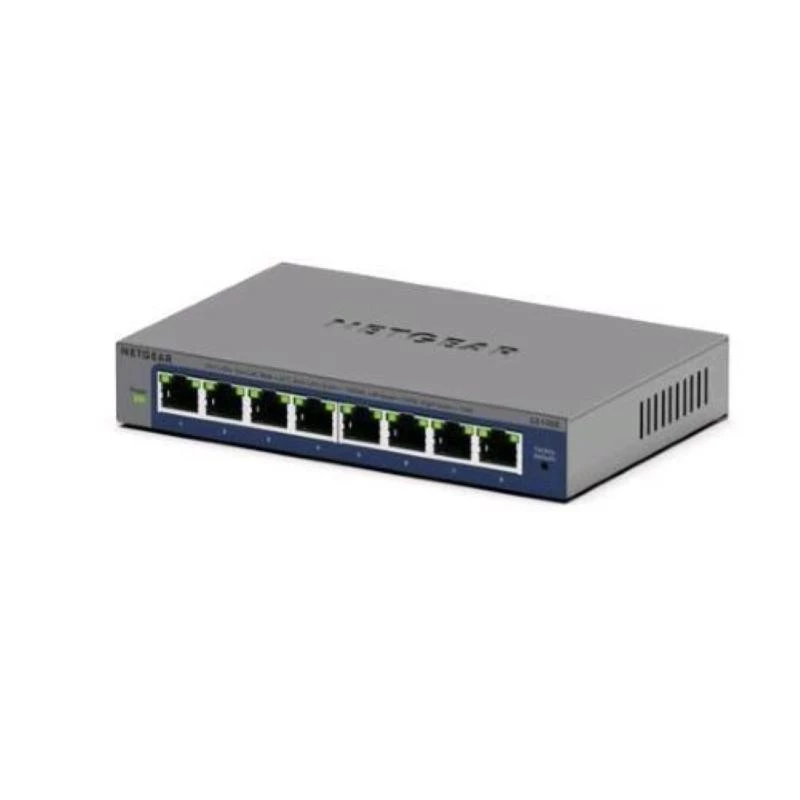 NETGEAR GS108Ev4 Unmanaged L2/L3 Gigabit Ethernet (10/100/1000) Γκρι