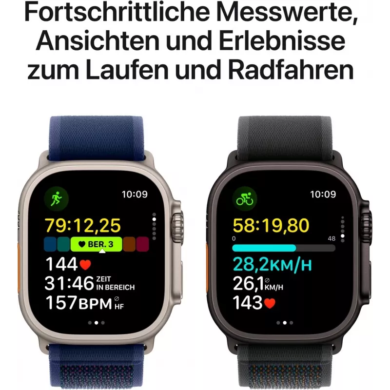 Apple Watch Ultra 2 GPS + Cellular 49mm μαύρο Titanium Case with μαύρο