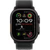 APPLE Watch Ultra 2 GPS + Cellular 49 mm θήκη από μαύρο τιτάνιο με μαύρο Trail Loop – M/L