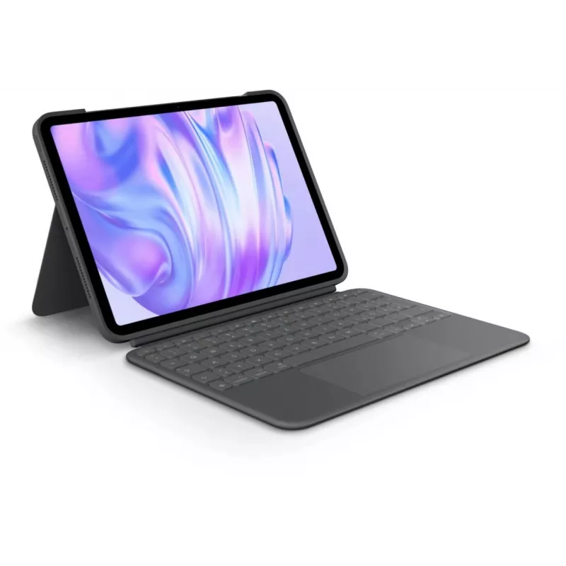 Logitech Combo Touch Πληκτρολόγιο QWERTZ Γερμανικό Smart Connector Γραφίτης