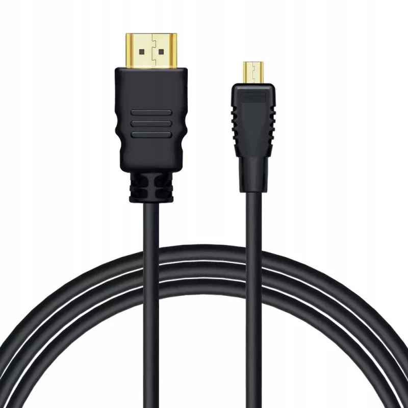 Καλώδιο Savio CL-40/M HDMI (M) - micro HDMI (M) με Ethernet, 2m, μαύρο