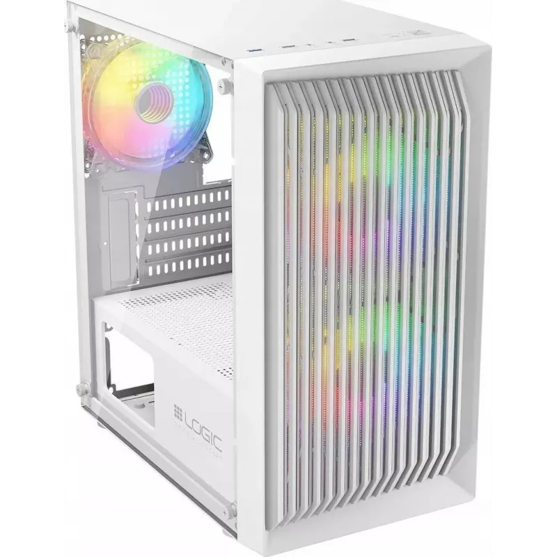 Κουτί υπολογιστή LOGIC ATOS ARGB Mini USB 3.0 Λευκό