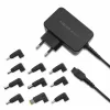 Καθολικό τροφοδοτικό QOLTEC 52414 65W με 10 εναλλασσόμενα βύσματα