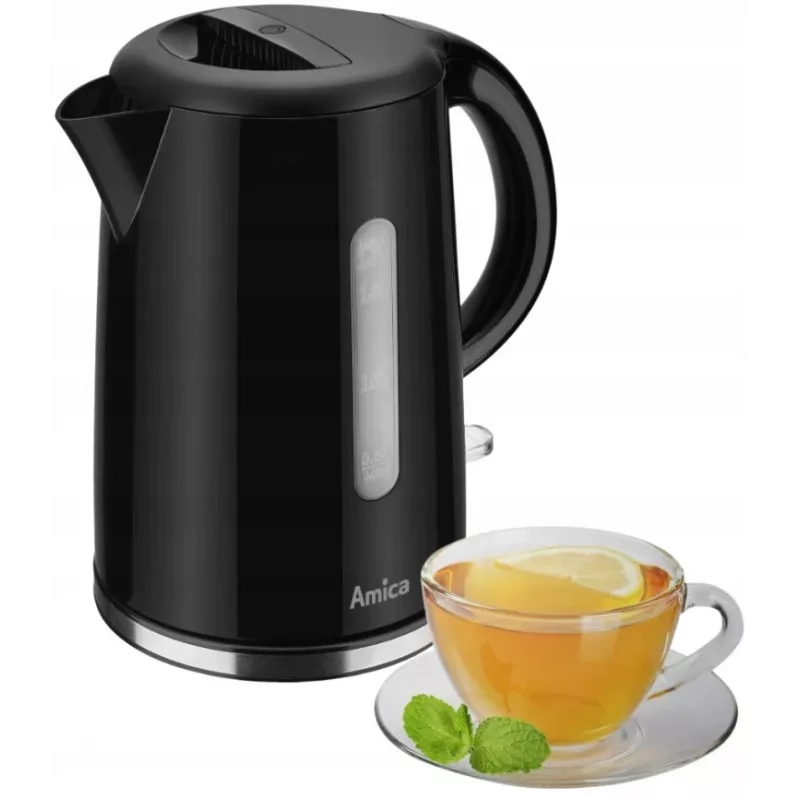 Amica KF1002 Ηλεκτρικός βραστήρας, 1,7 L, μαύρος