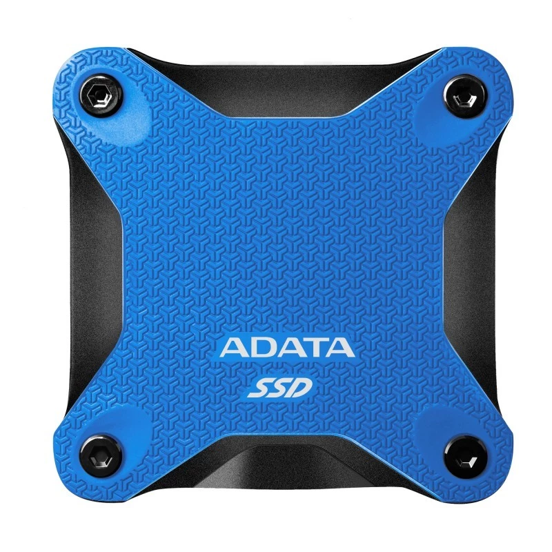 Εξωτερικός SSD ADATA SD620 512 GB, USB 3.2 Gen 2 Micro-USB B, μπλε, θήκη σιλικόνης, ανθεκτικός σε κρούσεις