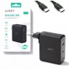 Φορτιστής τοίχου Aukey PA-B7O, 3×USB, τεχνολογία GaN