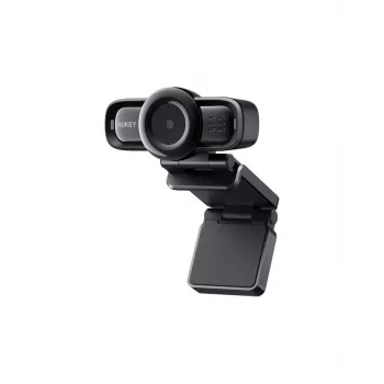 Aukey PC-LM3 Stream Series Webcam Full HD αυτόματης εστίασης με αισθητήρα CMOS 1/3 ίντσας μαύρη