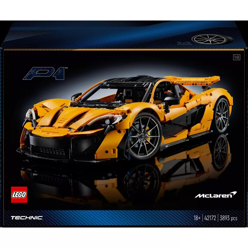 LEGO Technic 42172 McLaren P1 Σετ μοντέλου αυτοκινήτου για ενήλικες