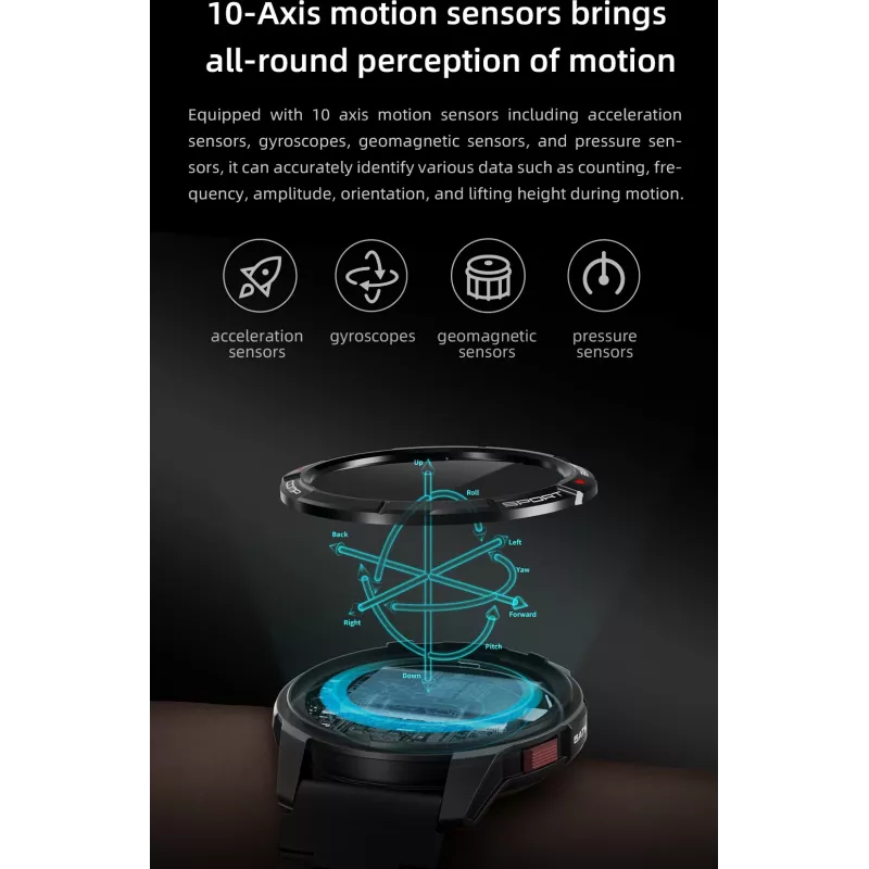 Smartwatch Mibro GS Active (Γκρι)