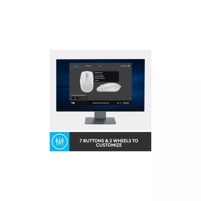 MX Anywhere 2S Ασύρματο ποντίκι/Graphite - BT - N/A