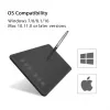 HUION H640P tablet γραφικών 5080 lpi 160 x 99 mm USB μαύρο