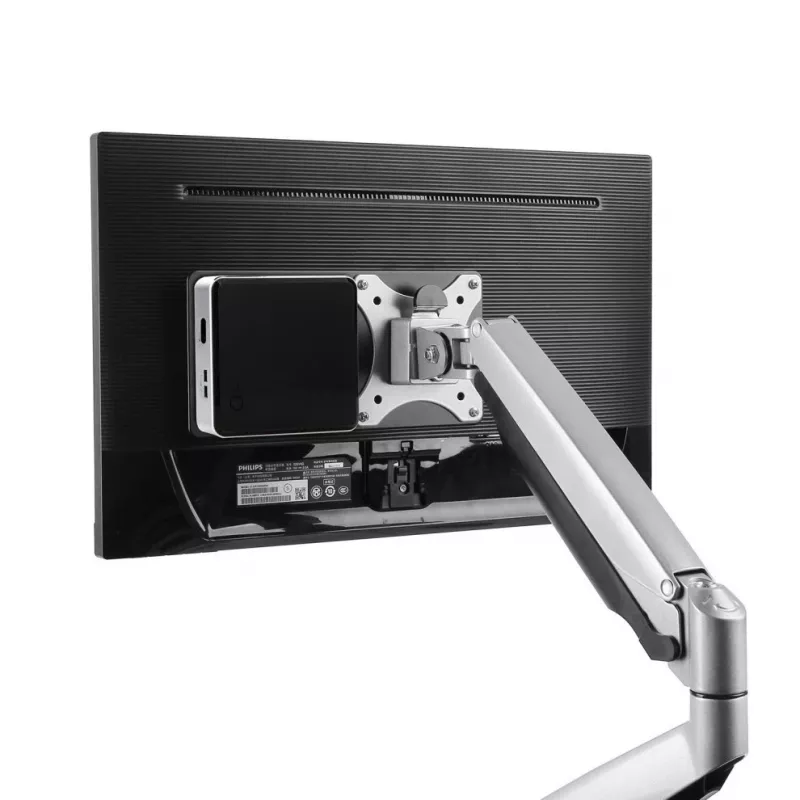 Maclean MC-721NUC Mac Mini CPU PC VESA βάση υπολογιστή με στήριξη κεφαλής