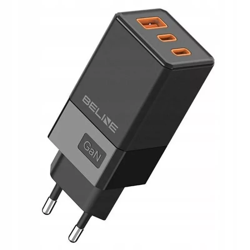 Φορτιστής Beline BELI02750 65W GaN με 2×USB-C και 1×USB-A