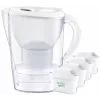 Brita Marella XL Κανάτα + 4 φυσίγγια Maxtra (Λευκό)