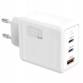 Φορτιστής TB AZTBXUL3USB65WW — 65W USB-C Power Delivery με 2 υποδοχές (1x USB-C, 1x USB-A)