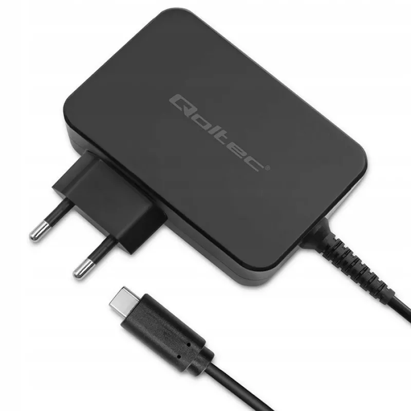 Qoltec PD 120W Turbo Γρήγορος Φορτιστής | 5-28V | 3-4.5A | USB-C | Μαύρο