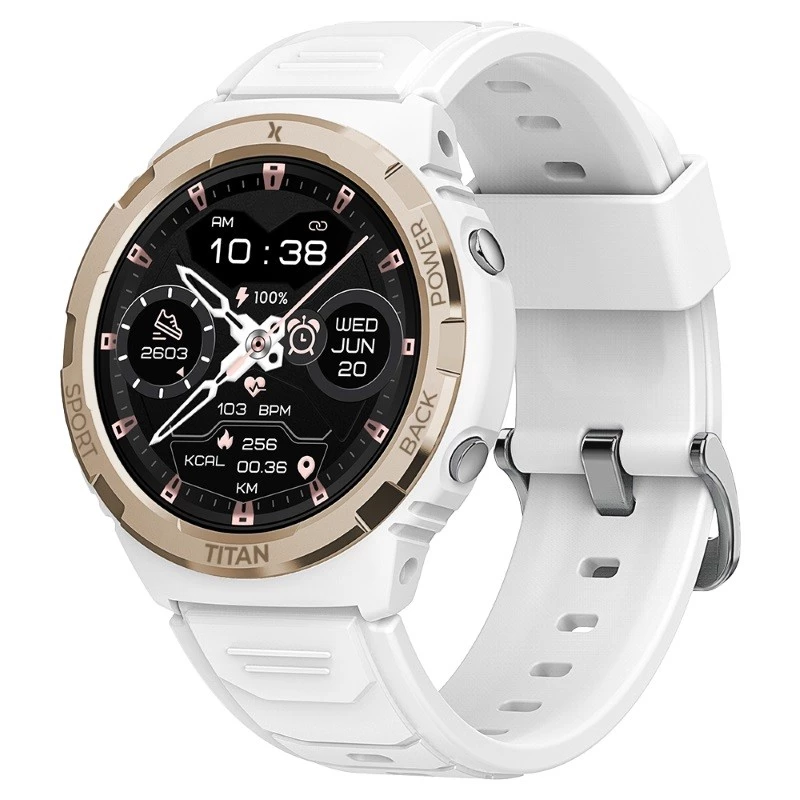 Smartwatch MAXCOM FW100 Titan Valkiria λευκό