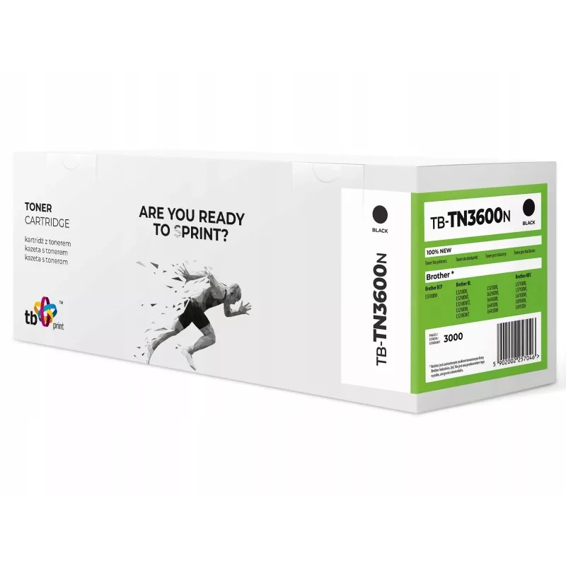 Τόνερ Tb Print Pre Brother TN3600 TB-TN3600N Bk 100 % ολοκαίνουργιο