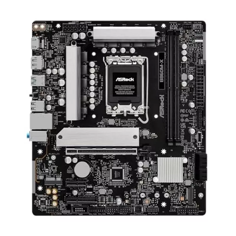ASRock B860M-X μητρική πλακέτα, Intel B860, LGA 1851, micro ATX, DDR5