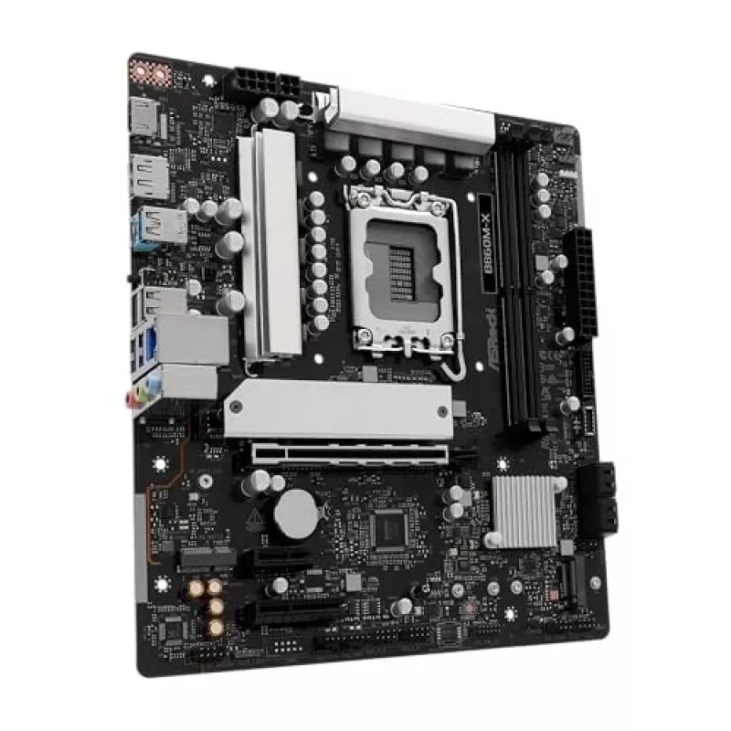ASRock B860M-X μητρική πλακέτα, Intel B860, LGA 1851, micro ATX, DDR5