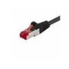 Wentronic Goobay Καλώδιο Patch CAT 6, S/FTP (PiMF), Μαύρο, 5 m - LSZH χωρίς αλογόνα, Χαλκός (68700)