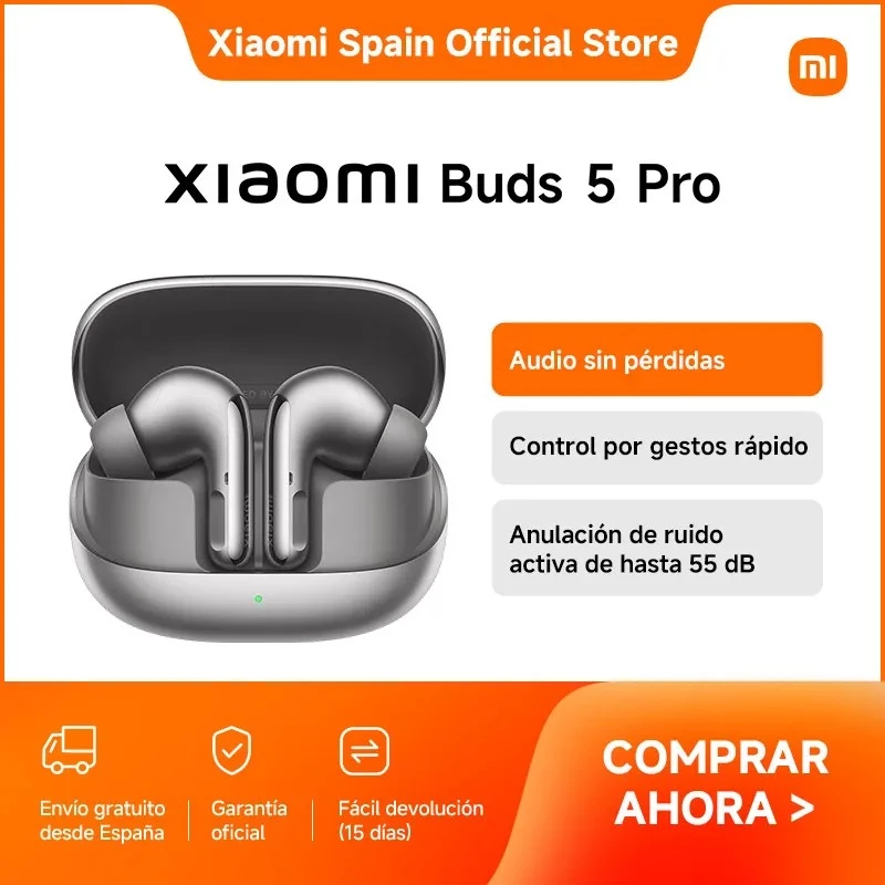 Bluetooth Ακουστικά Xiaomi Buds 5 Pro BT Κεραμικό Λευκό