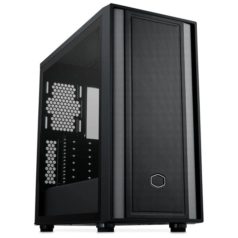 Cooler Master MasterBox 600 Lite κουτί PC, MIDI-Tower, E-ATX, tempered glass - μαύρο