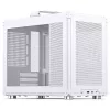 Κουτί PC Jonsbo C6 MAX, Mini κουτί, Micro-ATX, σκληρό γυαλί - λευκό