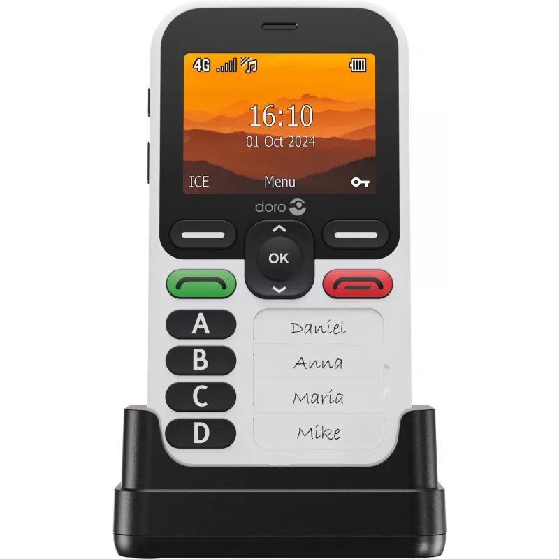 Smartphone Doro Leva X10 2,4 ίντσες 1150 mAh Γραφίτης