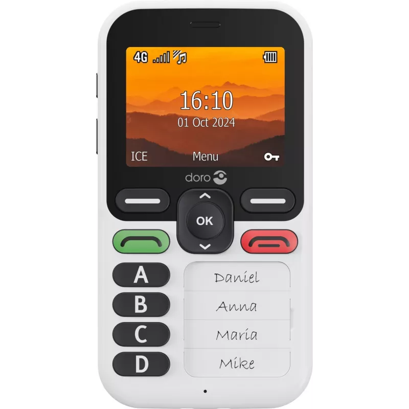 Smartphone Doro Leva X10 2,4 ίντσες 1150 mAh Γραφίτης